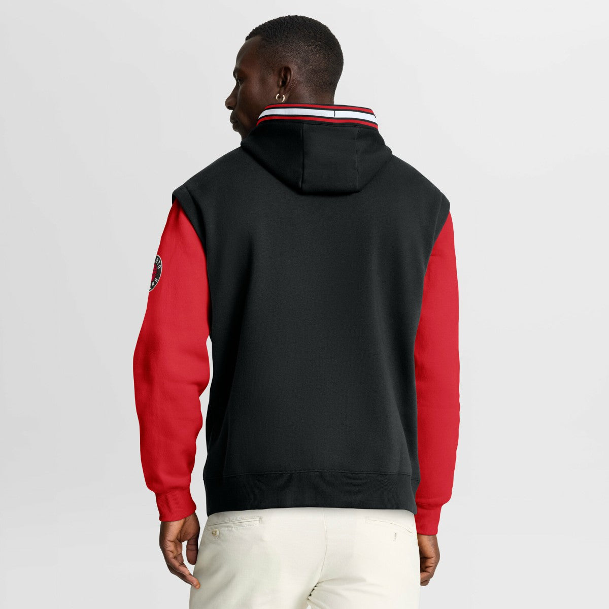 Toronto Raptors Half Court Shot Clock Fastbreak Hoodie - Black/Red | Fanatics on sale