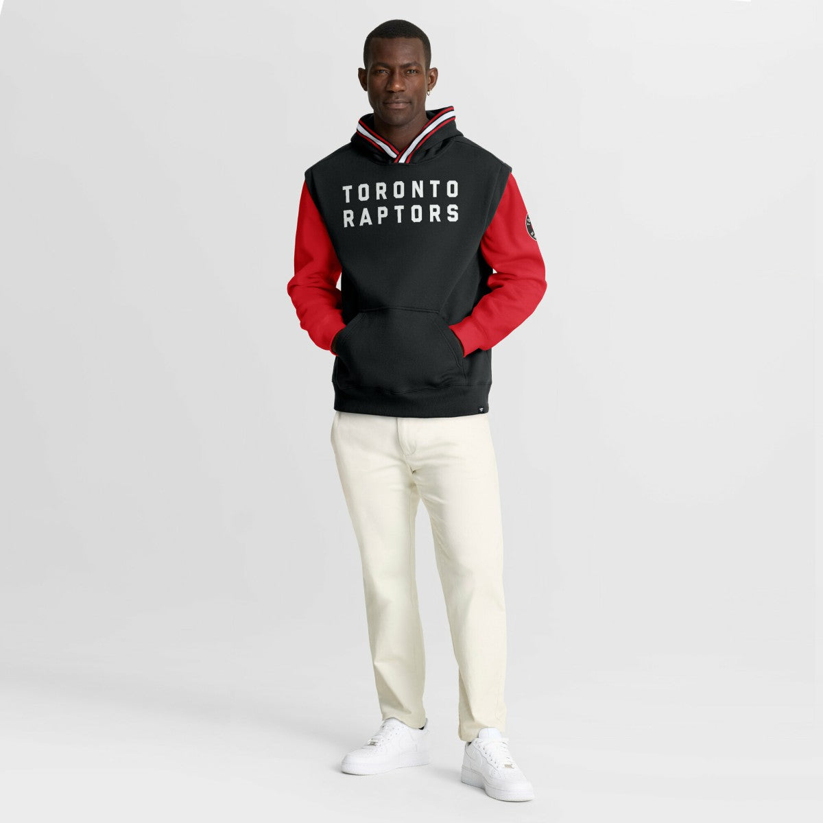 Toronto Raptors Half Court Shot Clock Fastbreak Hoodie - Black/Red | Fanatics on sale