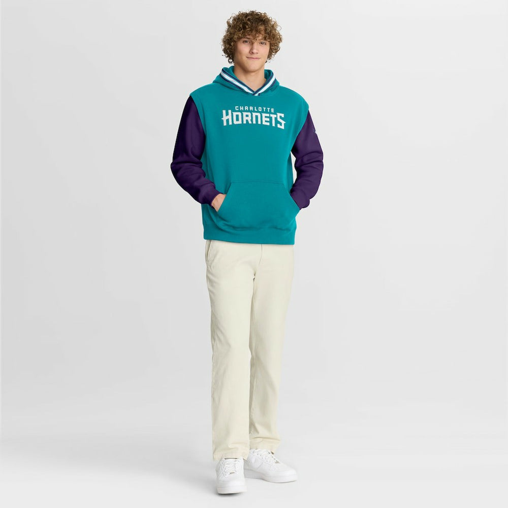 Charlotte Hornets Half Court Shot Clock Fastbreak Hoodie - Teal/Purple | Fanatics sale