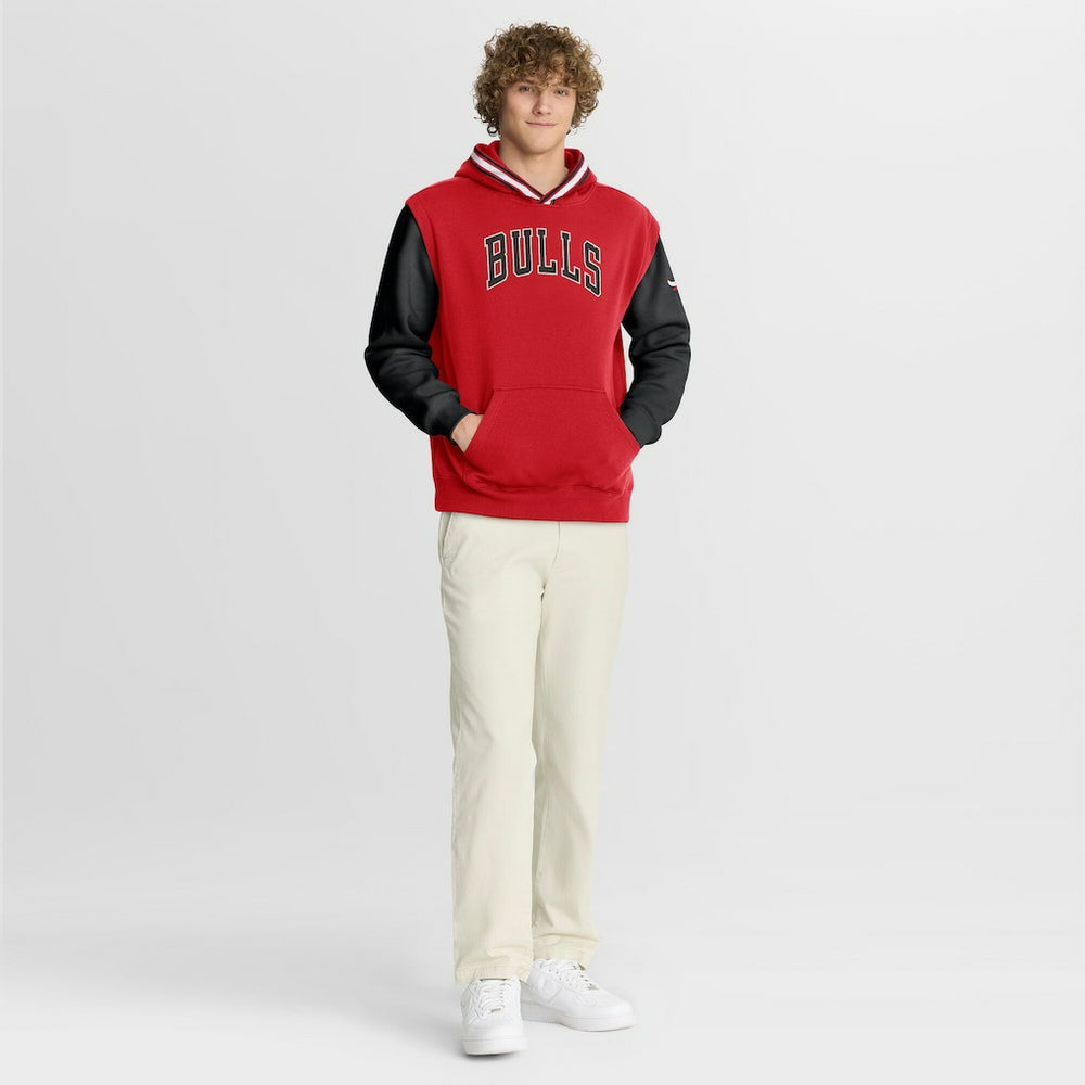 Chicago Bulls Half Court Shot Clock Fastbreak Hoodie - Red/Black | Fanatics sale