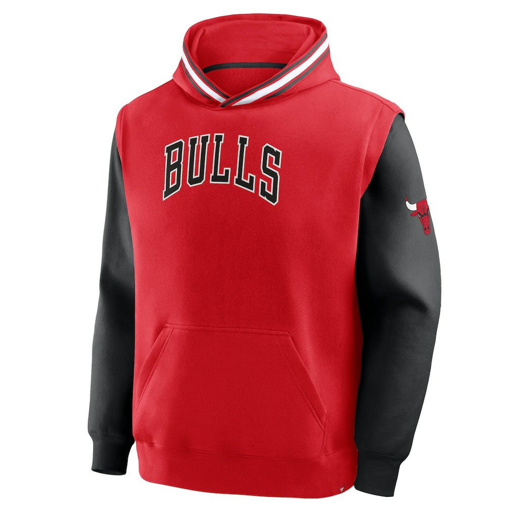 Chicago Bulls Half Court Shot Clock Fastbreak Hoodie - Red/Black | Fanatics sale