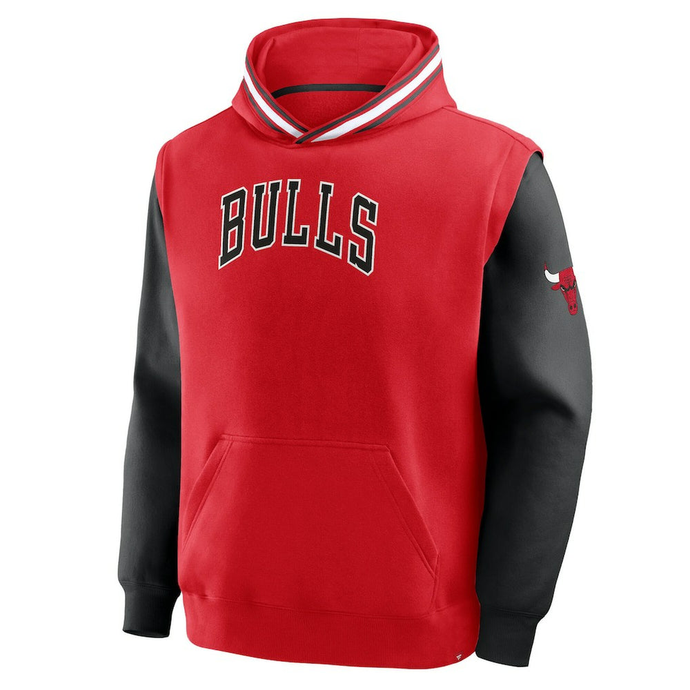 Chicago Bulls Half Court Shot Clock Fastbreak Hoodie - Red/Black | Fanatics sale