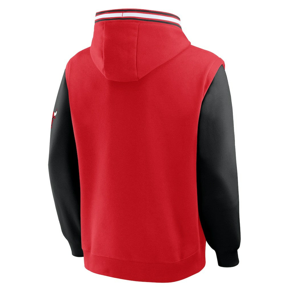 Chicago Bulls Half Court Shot Clock Fastbreak Hoodie - Red/Black | Fanatics sale