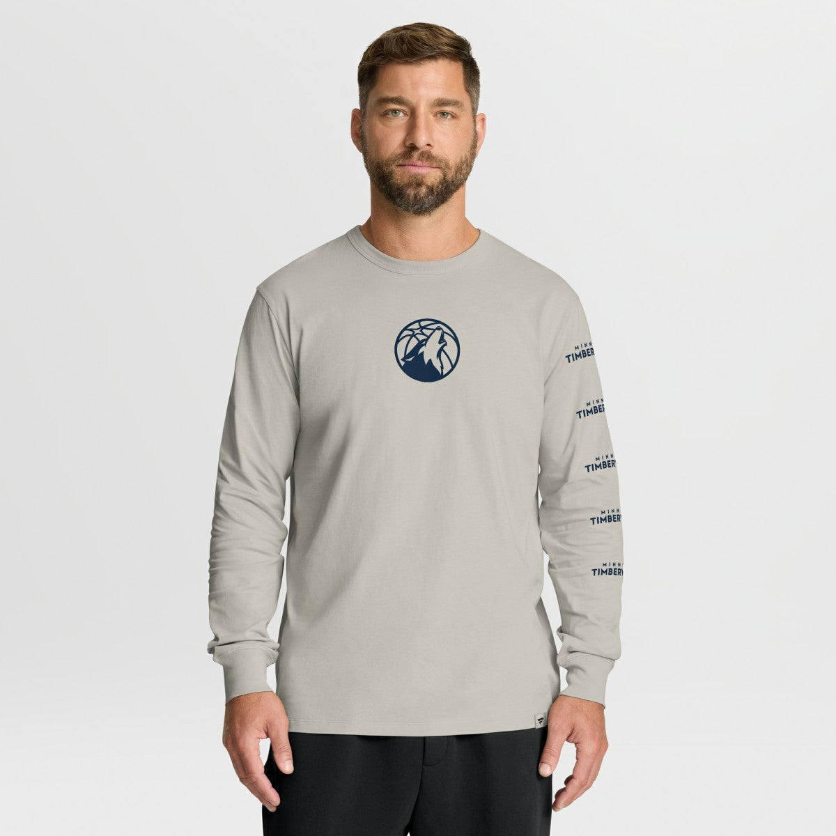 Minnesota Timberwolves Crossover Collection Ball Screen Action Premium Long Sleeve T-Shirt - Cream | Fanatics online