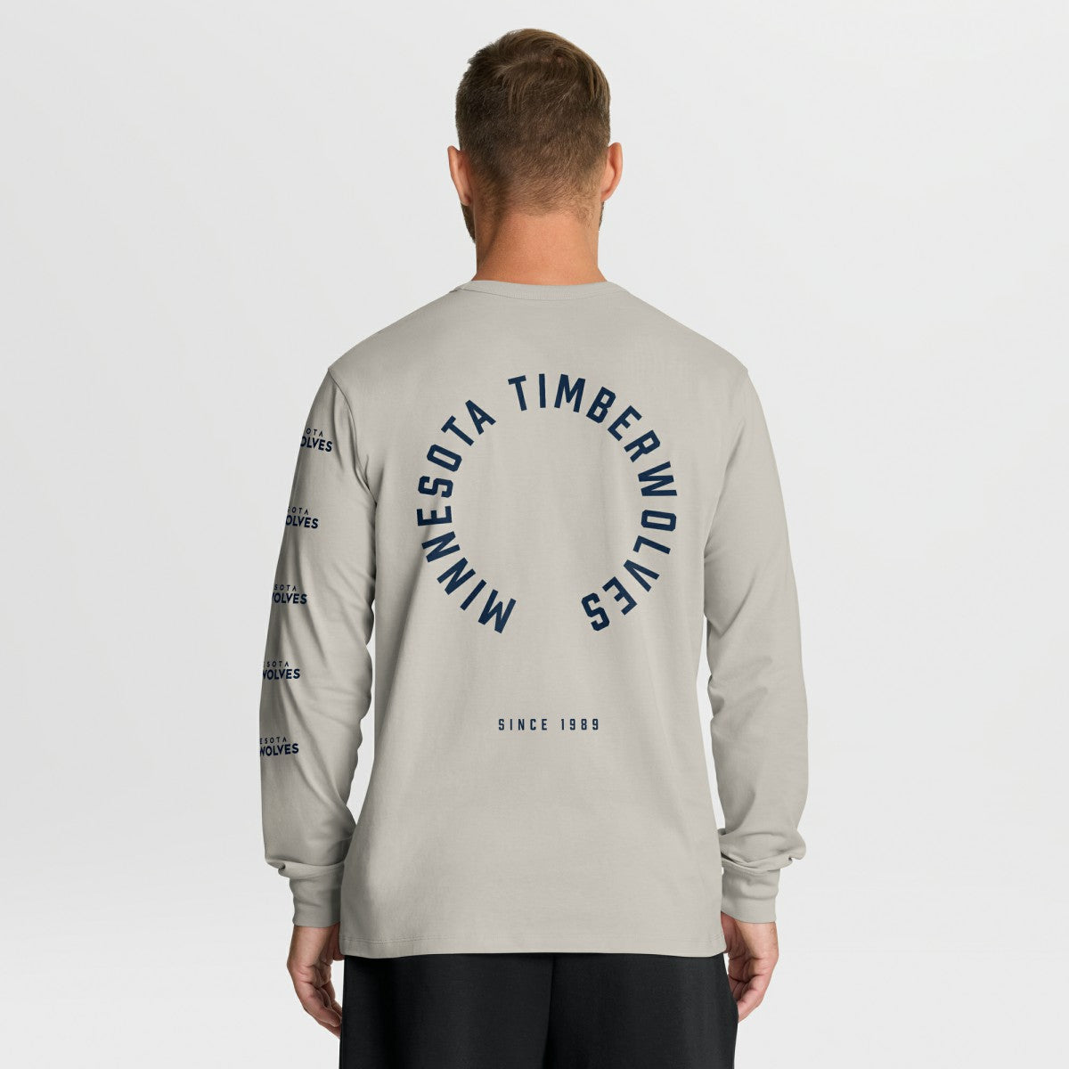Minnesota Timberwolves Crossover Collection Ball Screen Action Premium Long Sleeve T-Shirt - Cream | Fanatics online