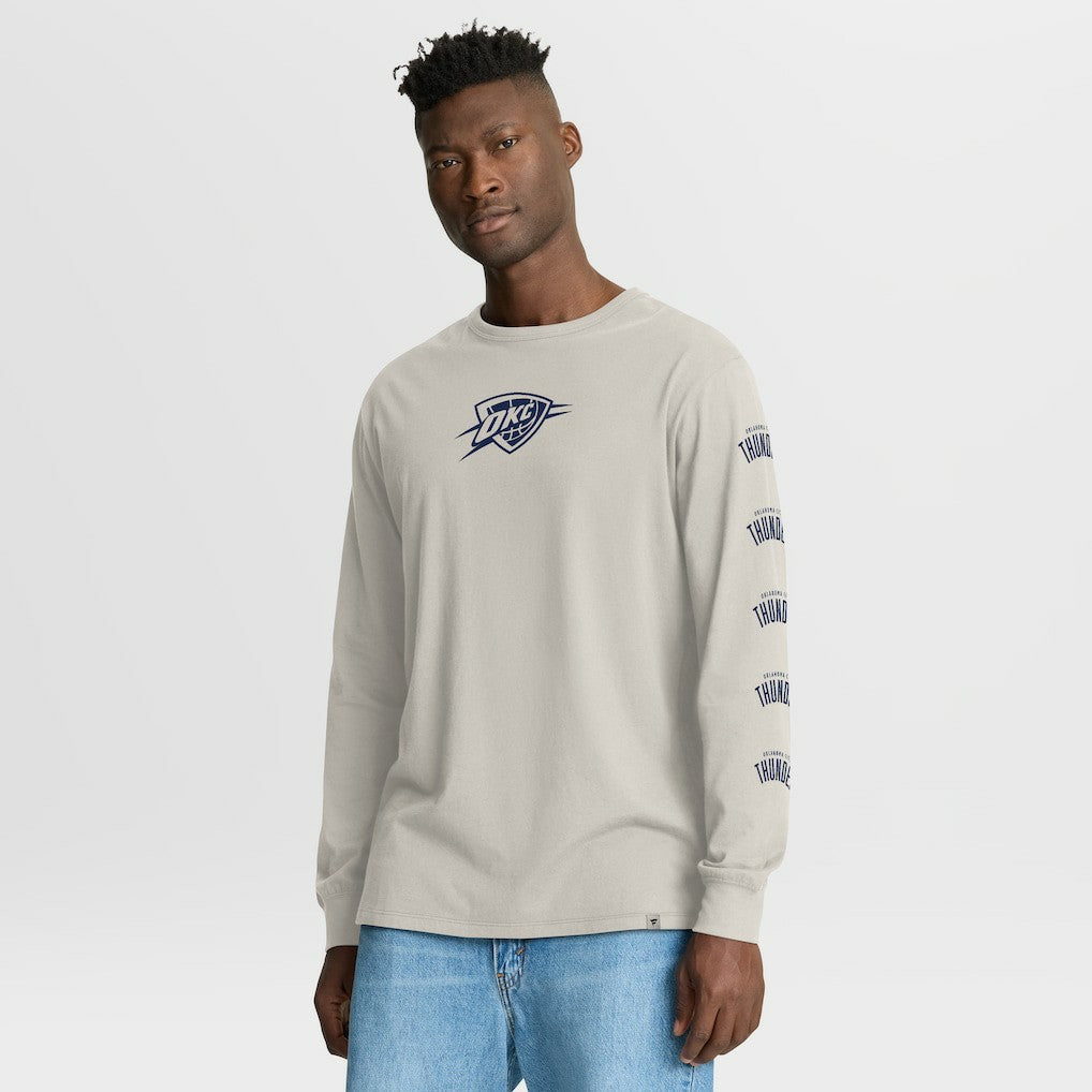 Oklahoma City Thunder Crossover Collection Ball Screen Action Premium Long Sleeve T-Shirt - Cream | Fanatics on sale