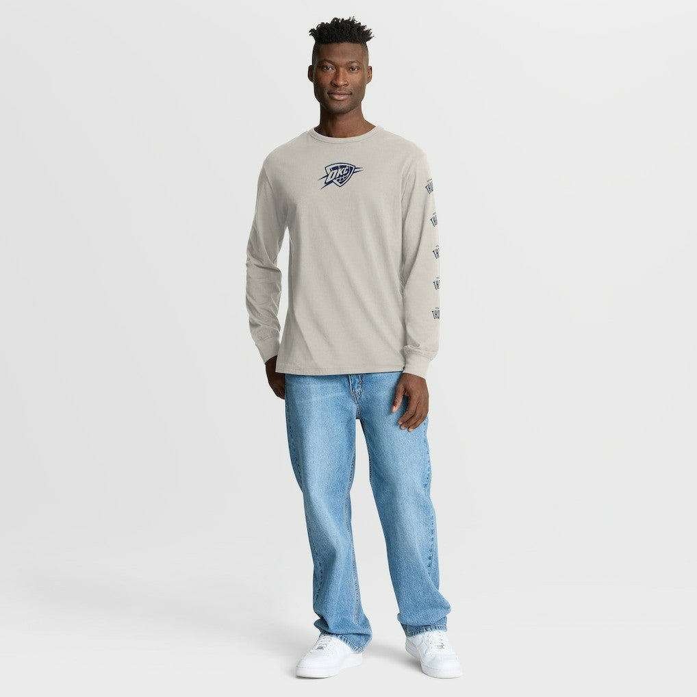 Oklahoma City Thunder Crossover Collection Ball Screen Action Premium Long Sleeve T-Shirt - Cream | Fanatics on sale