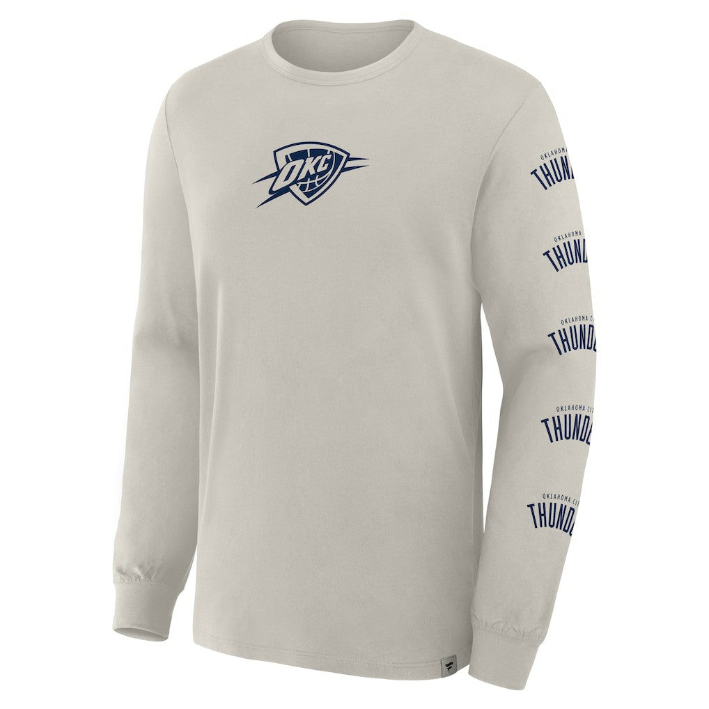 Oklahoma City Thunder Crossover Collection Ball Screen Action Premium Long Sleeve T-Shirt - Cream | Fanatics on sale