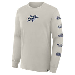 Oklahoma City Thunder Crossover Collection Ball Screen Action Premium Long Sleeve T-Shirt - Cream | Fanatics on sale