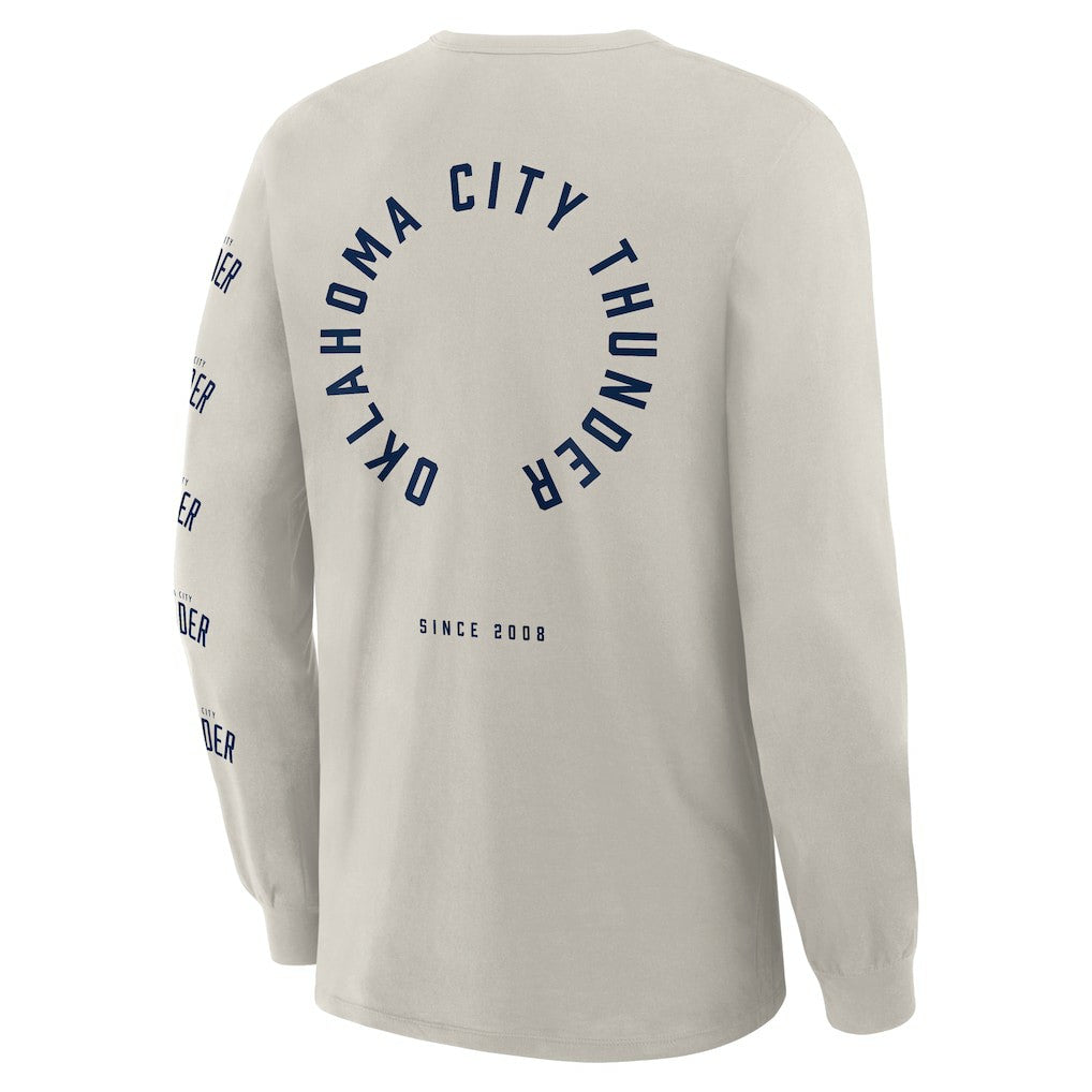 Oklahoma City Thunder Crossover Collection Ball Screen Action Premium Long Sleeve T-Shirt - Cream | Fanatics on sale