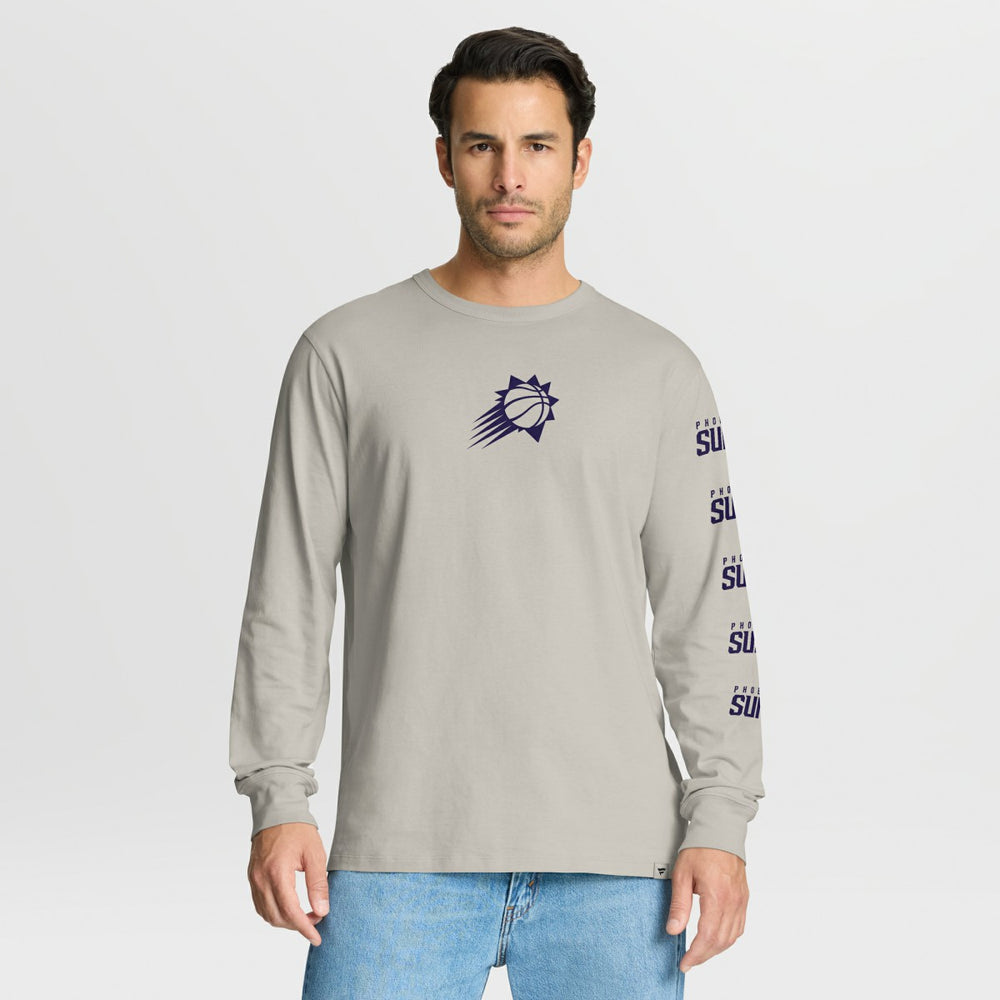 Phoenix Suns Crossover Collection Ball Screen Action Premium Long Sleeve T-Shirt - Cream | Fanatics on sale