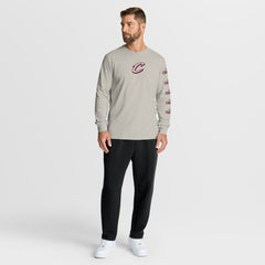 Cleveland Cavaliers Crossover Collection Ball Screen Action Premium Long Sleeve T-Shirt sale - Cream | Fanatics outlet