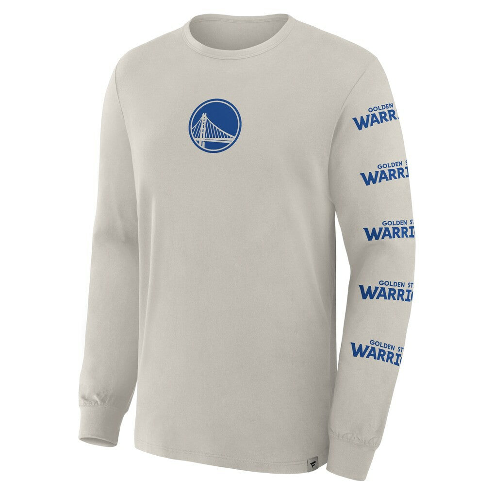 Golden State Warriors Crossover Collection Ball Screen Action Premium Long Sleeve T-Shirt sale - Cream | Fanatics for sale