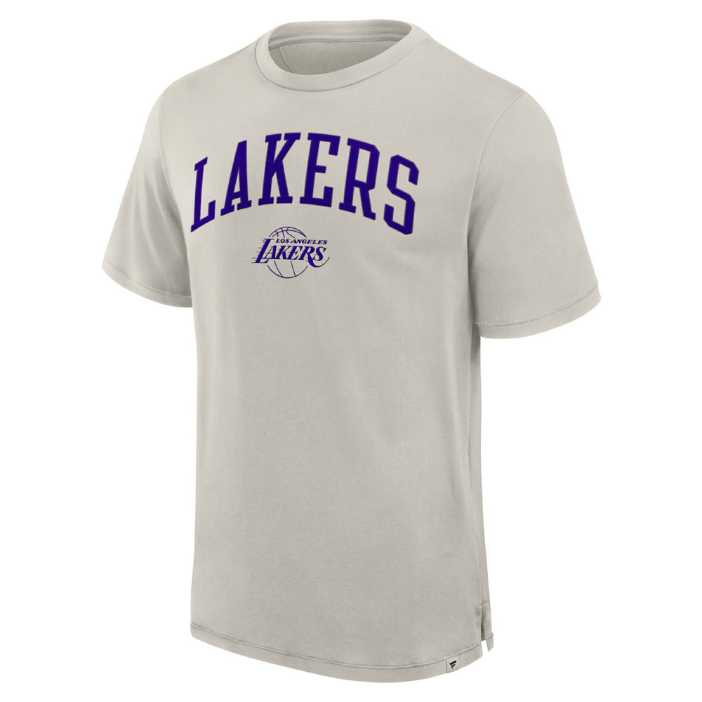 Los Angeles Lakers Crossover Collection Pull Up Jumper Shot Premium T-Shirt - Cream | Fanatics cheap