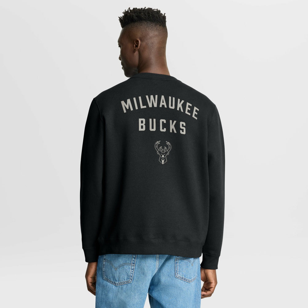 Milwaukee Bucks Crossover Collection Defensive Rotation Drill Premium Pullover Sweatshirt - Black | Fanatics for sale