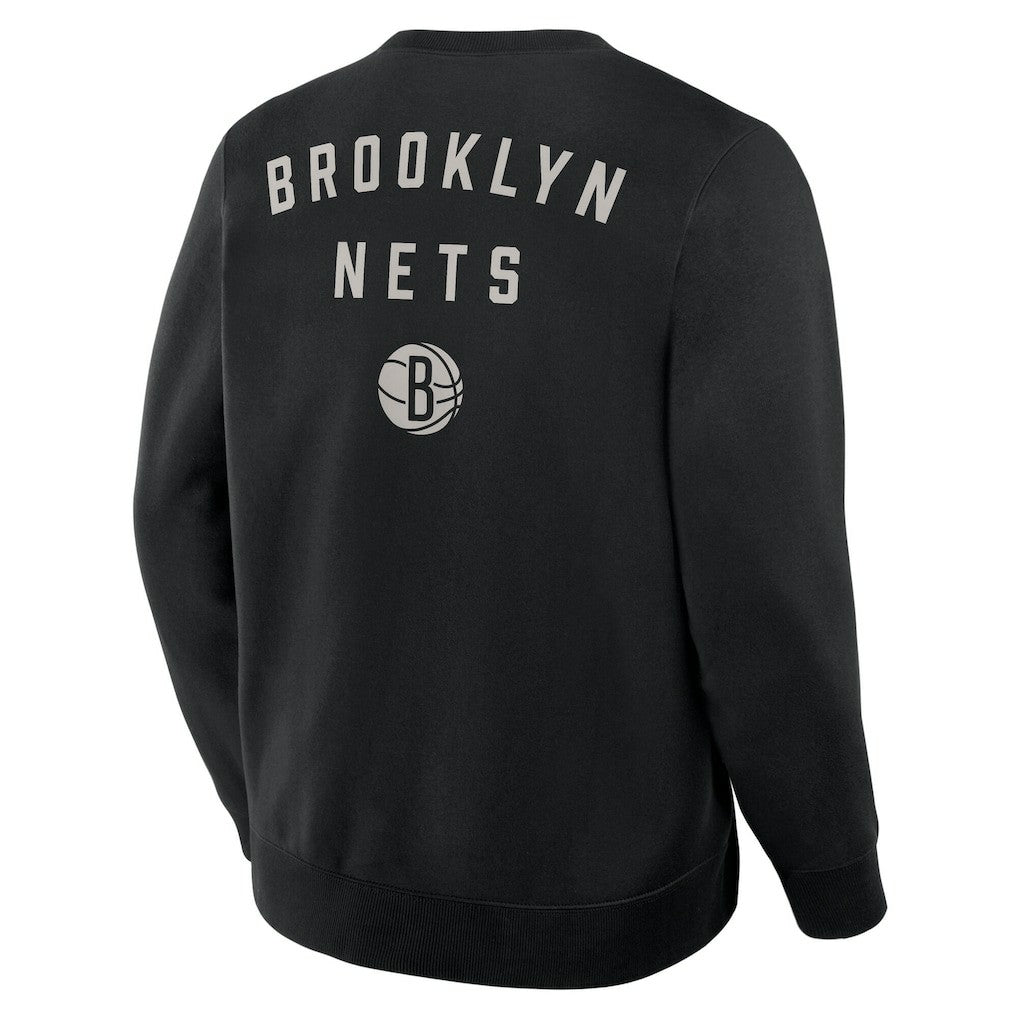 Brooklyn Nets Crossover Collection Defensive Rotation Drill Premium Pullover Sweatshirt - Black | Fanatics shop