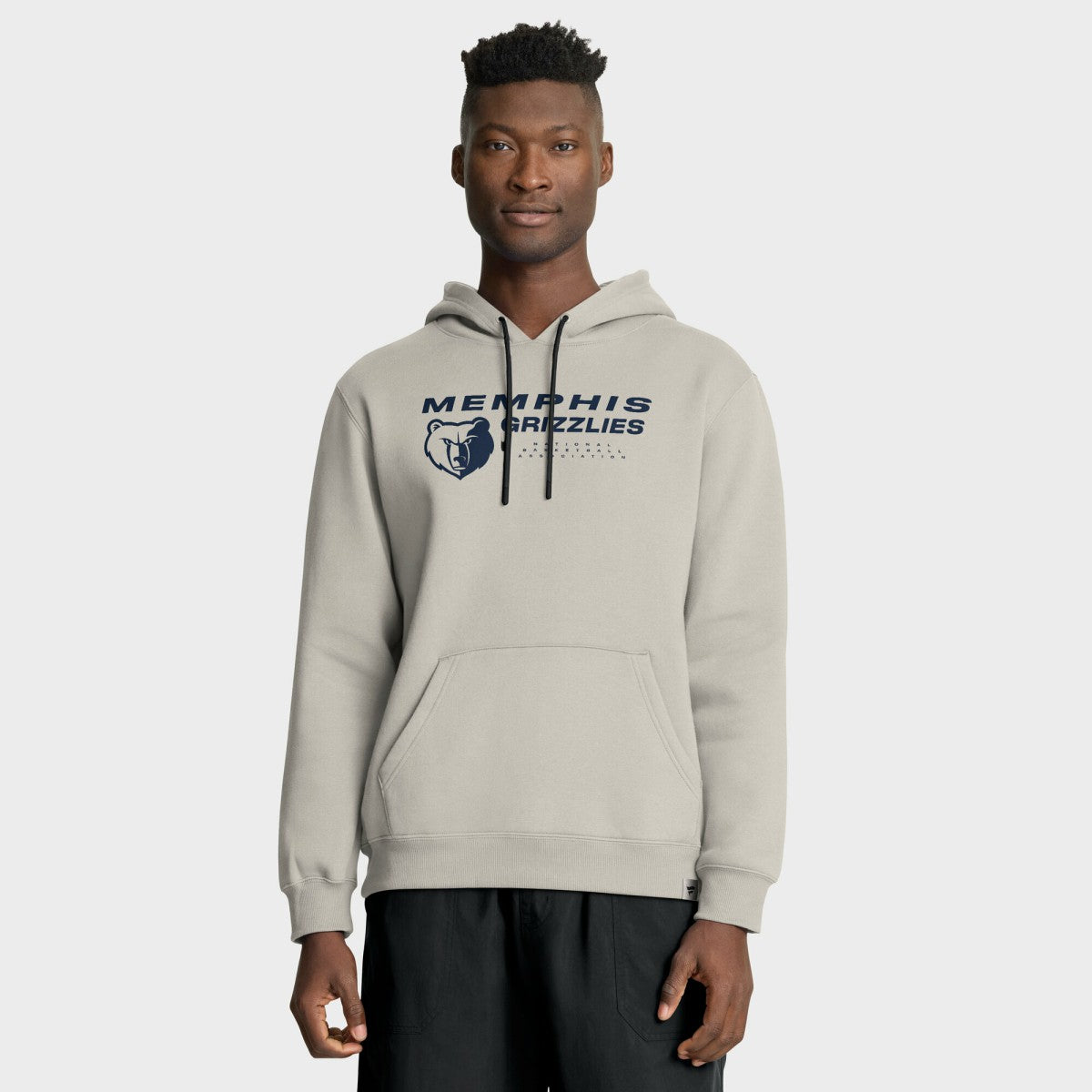Memphis Grizzlies Crossover Collection Blocked Shot Premium Pullover Hoodie - Off White | Fanatics outlet