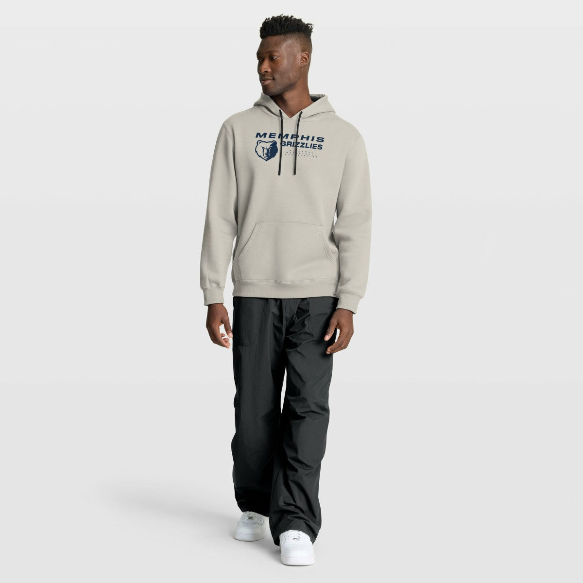 Memphis Grizzlies Crossover Collection Blocked Shot Premium Pullover Hoodie - Off White | Fanatics outlet