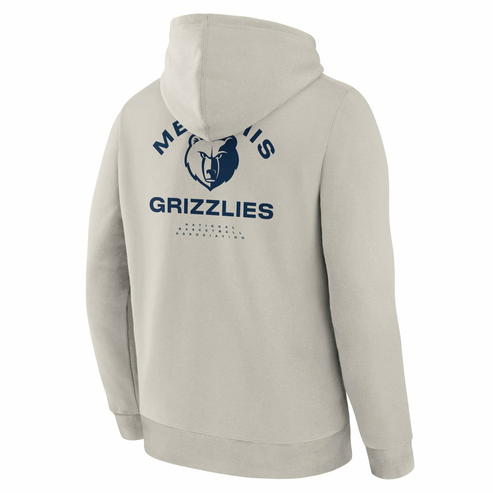 Memphis Grizzlies Crossover Collection Blocked Shot Premium Pullover Hoodie - Off White | Fanatics outlet