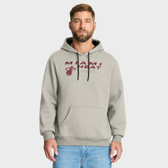 Miami Heat Crossover Collection Blocked Shot Premium Pullover Hoodie - Off White | Fanatics online