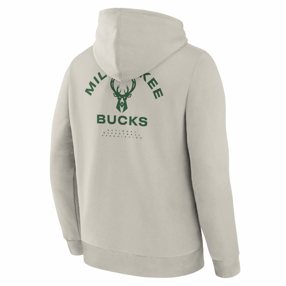 Milwaukee Bucks Crossover Collection Blocked Shot Premium Pullover Hoodie - Off White | Fanatics shop