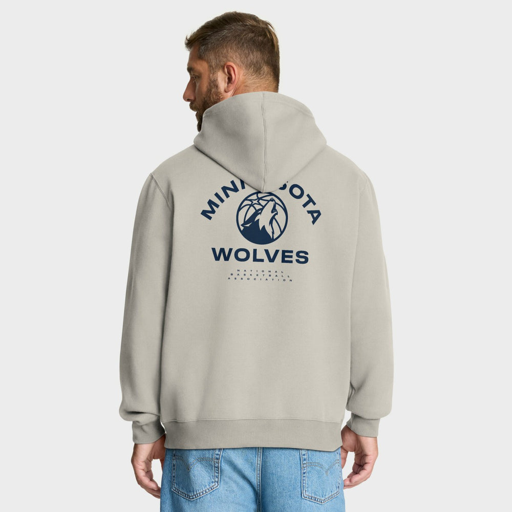 Minnesota Timberwolves Crossover Collection Blocked Shot Premium Pullover Hoodie - Off White | Fanatics online