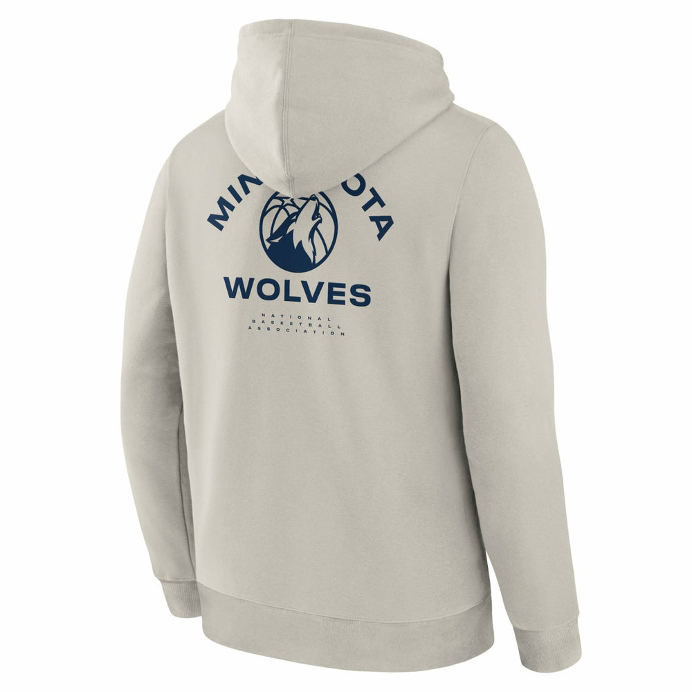 Minnesota Timberwolves Crossover Collection Blocked Shot Premium Pullover Hoodie - Off White | Fanatics online
