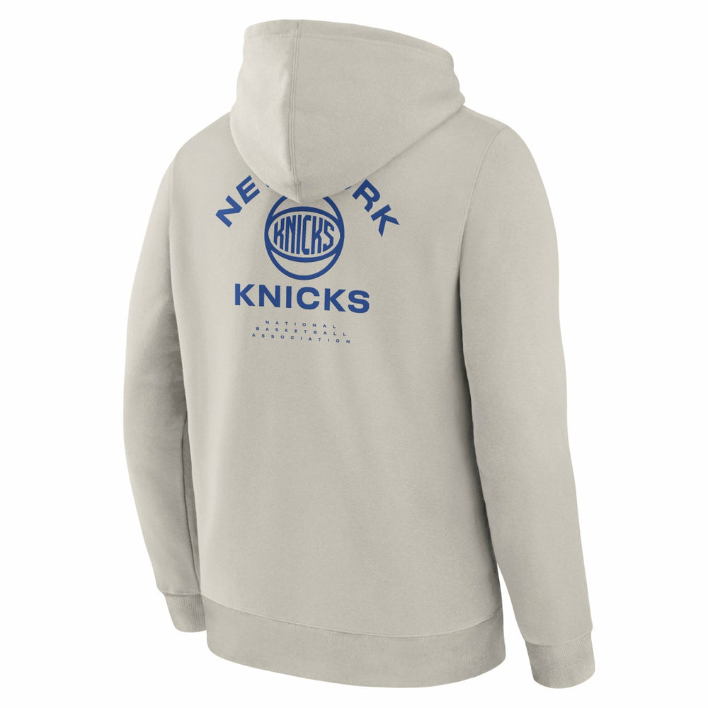 New York Knicks Crossover Collection Blocked Shot Premium Pullover Hoodie - Off White | Fanatics discount