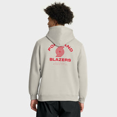 Portland Trail Blazers Crossover Collection Blocked Shot Premium Pullover Hoodie - Off White | Fanatics outlet