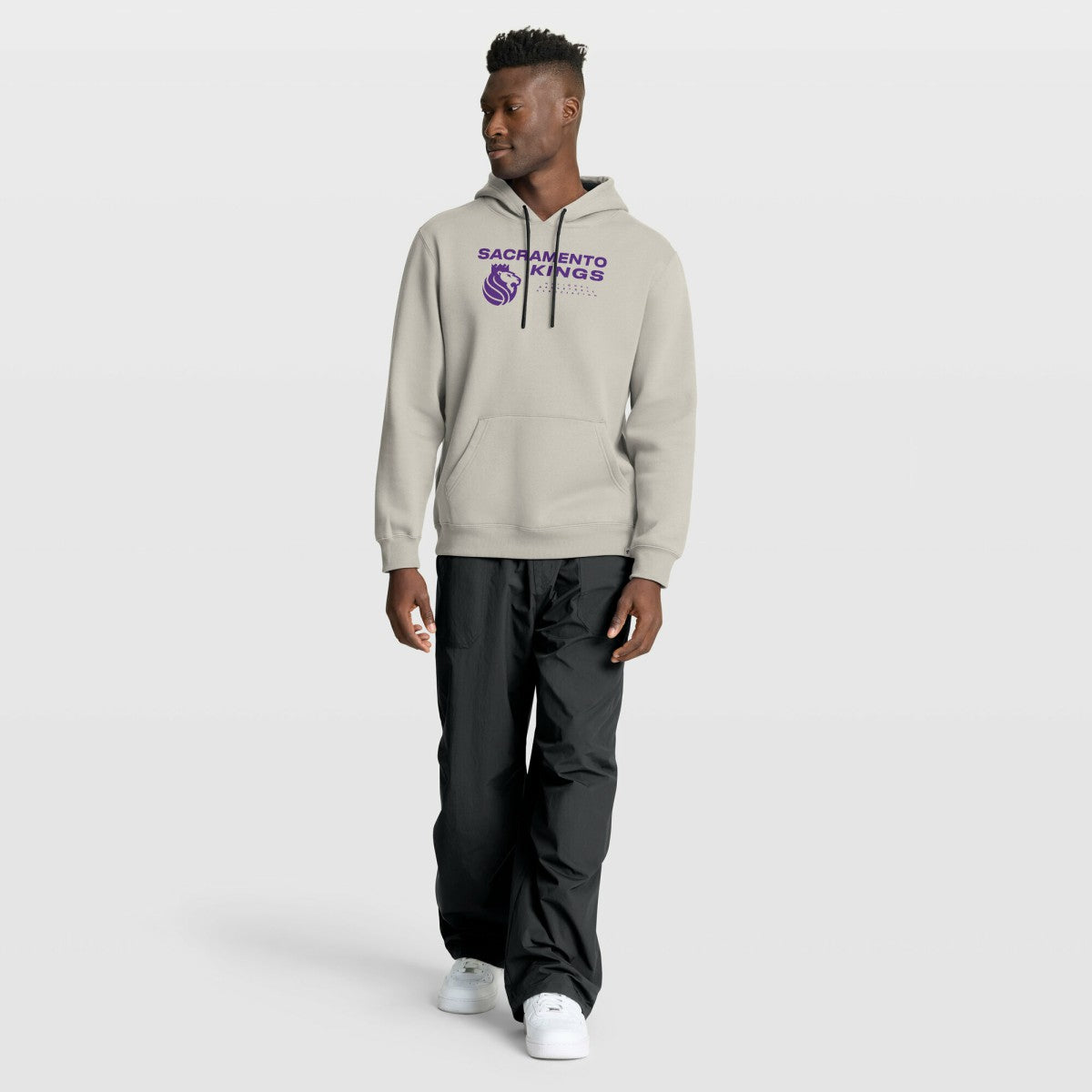 Sacramento Kings Crossover Collection Blocked Shot Premium Pullover Hoodie - Off White | Fanatics outlet