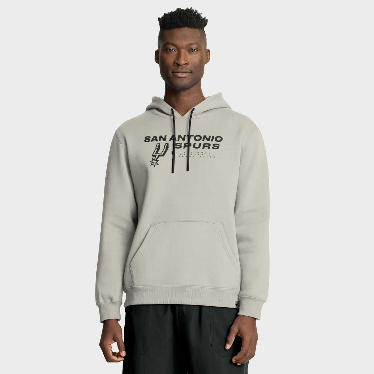 San Antonio Spurs Crossover Collection Blocked Shot Premium Pullover Hoodie - Off White | Fanatics shop