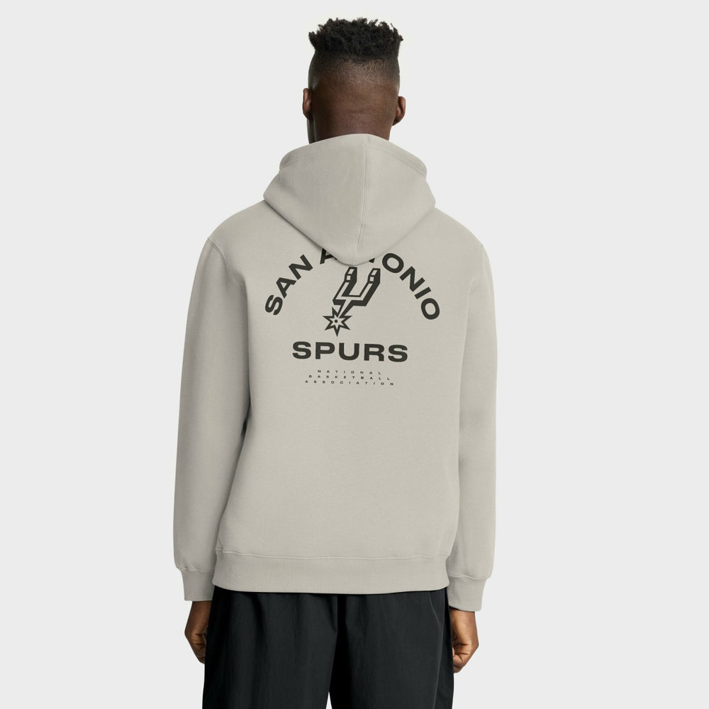 San Antonio Spurs Crossover Collection Blocked Shot Premium Pullover Hoodie - Off White | Fanatics shop
