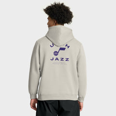 Utah Jazz Crossover Collection Blocked Shot Premium Pullover Hoodie - Off White | Fanatics discount