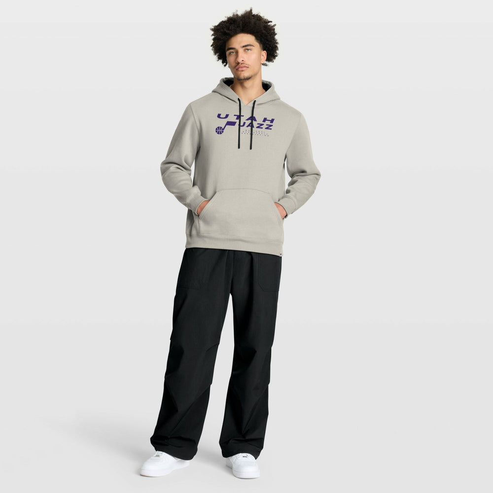 Utah Jazz Crossover Collection Blocked Shot Premium Pullover Hoodie - Off White | Fanatics discount