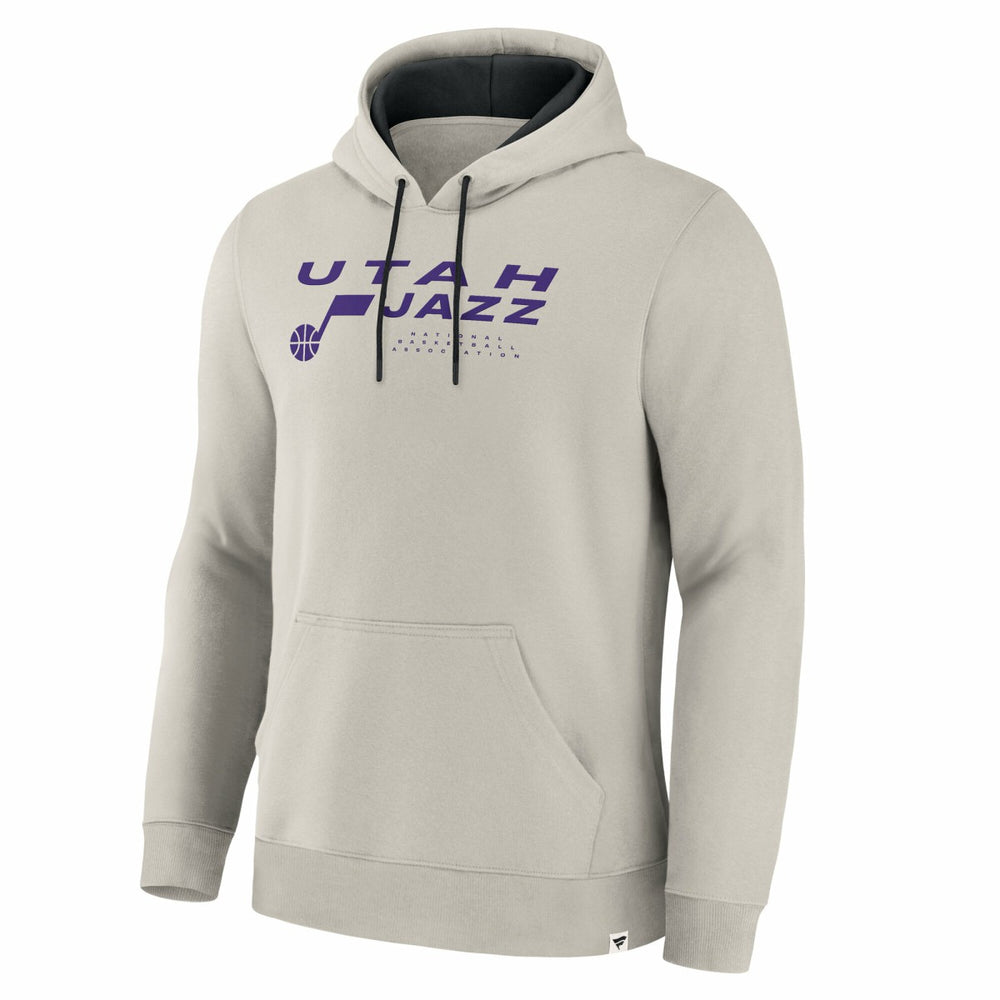 Utah Jazz Crossover Collection Blocked Shot Premium Pullover Hoodie - Off White | Fanatics discount