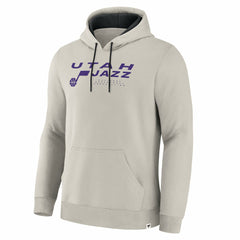 Utah Jazz Crossover Collection Blocked Shot Premium Pullover Hoodie - Off White | Fanatics discount