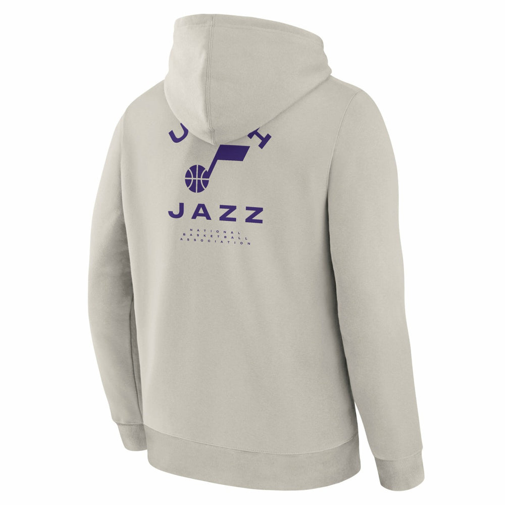 Utah Jazz Crossover Collection Blocked Shot Premium Pullover Hoodie - Off White | Fanatics discount