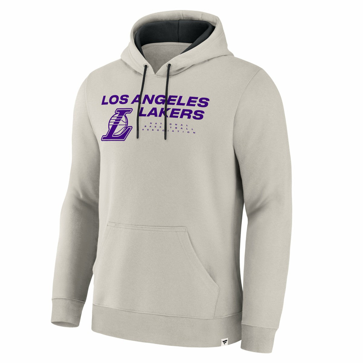 Los Angeles Lakers Crossover Collection Blocked Shot Premium Pullover Hoodie - Off White | Fanatics for sale