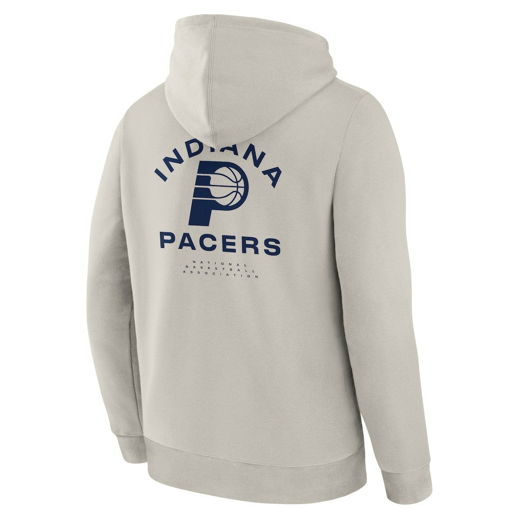 Indiana Pacers Crossover Collection Blocked Shot Premium Pullover Hoodie - Off White | Fanatics for sale