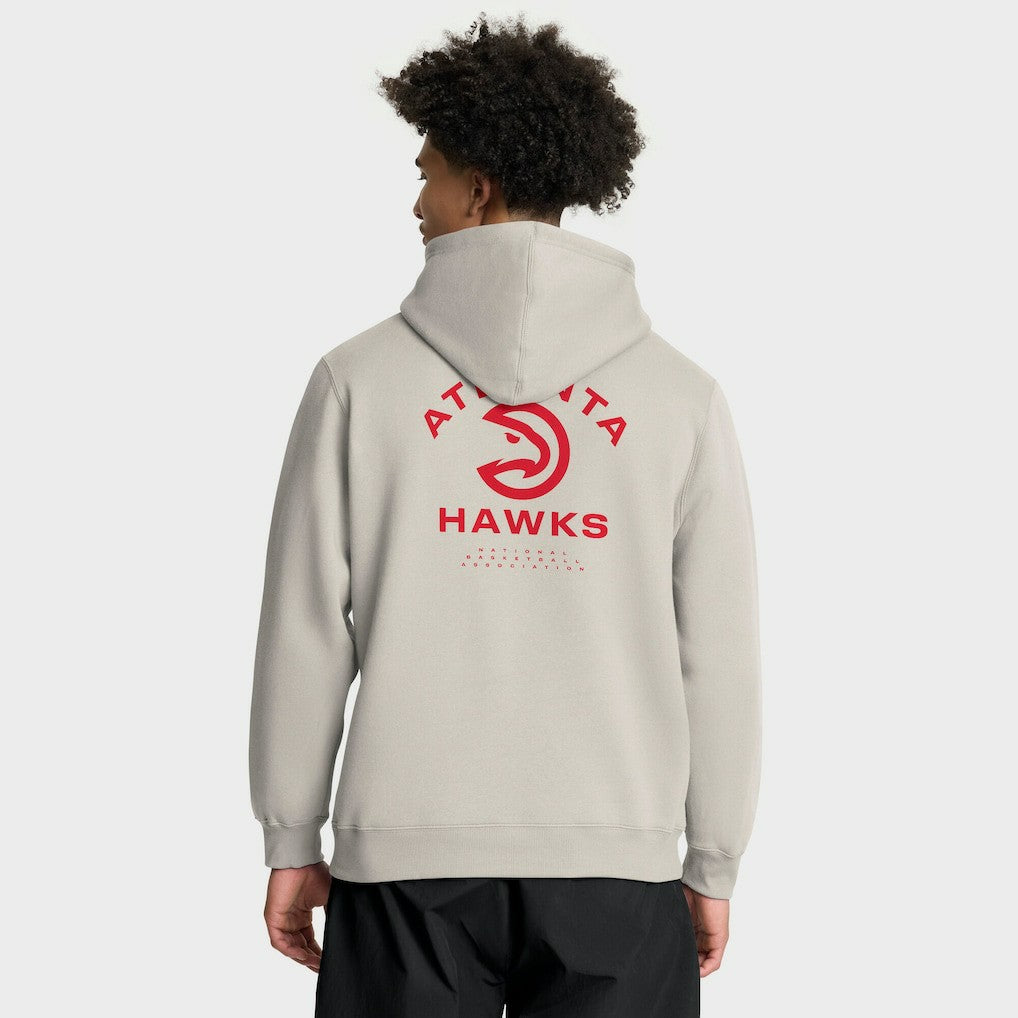 Atlanta Hawks Crossover Collection Blocked Shot Premium Pullover Hoodie - Off White | Fanatics sale