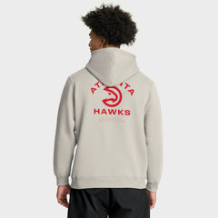Atlanta Hawks Crossover Collection Blocked Shot Premium Pullover Hoodie - Off White | Fanatics sale