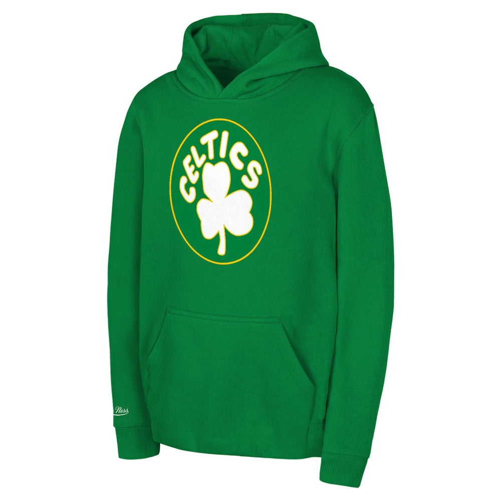 Boston Celtics Preschool Retro Logo Pullover Hoodie - Kelly Green | Mitchell & Ness outlet