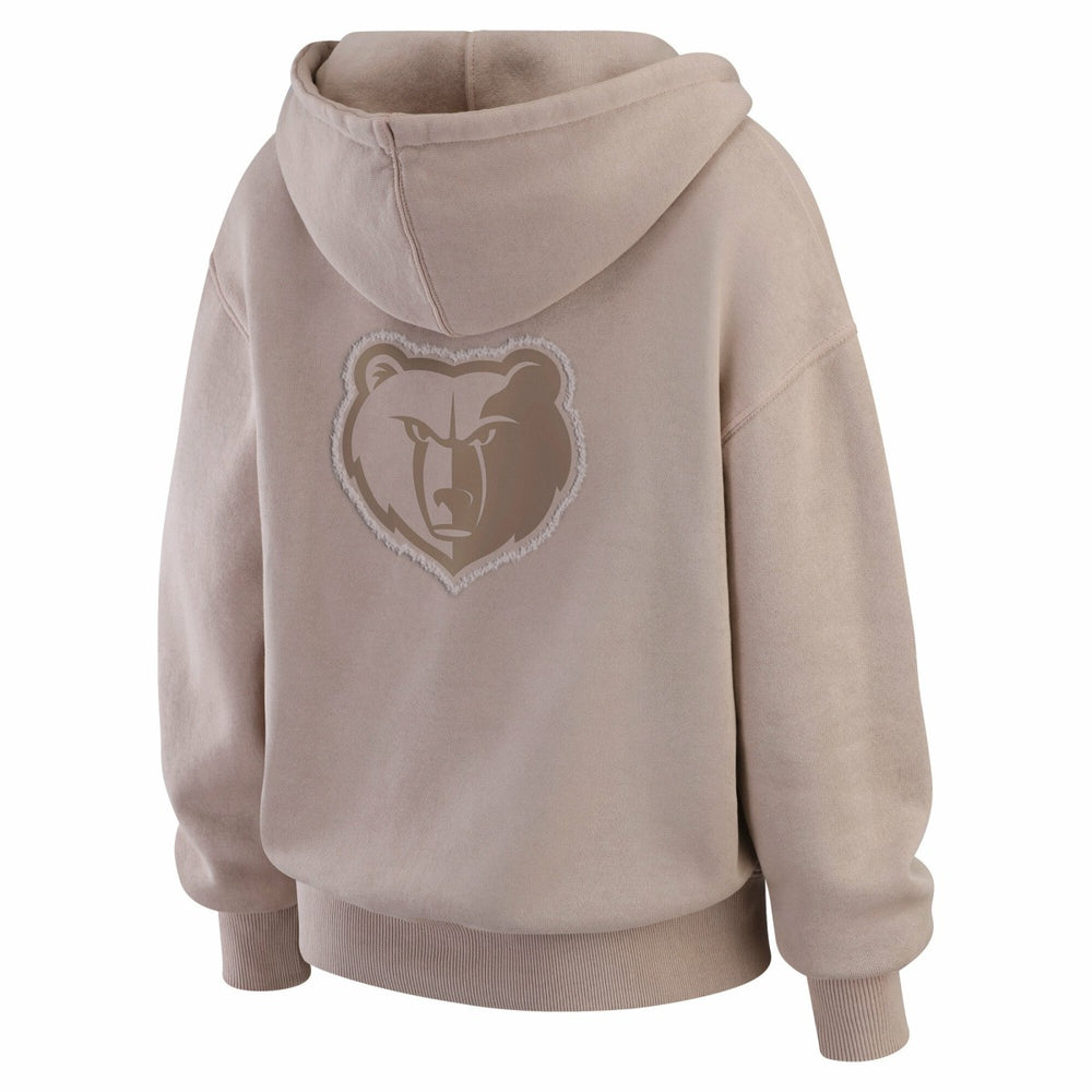 Memphis Grizzlies WEAR by Erin Andrews Women's Washed Pullover Crewdie - Tan outlet