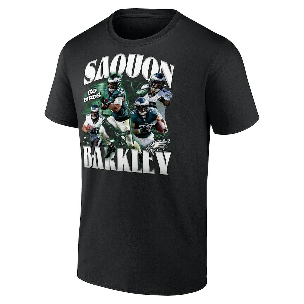 Saquon Barkley Philadelphia Eagles Notorious T-Shirt - Black for sale