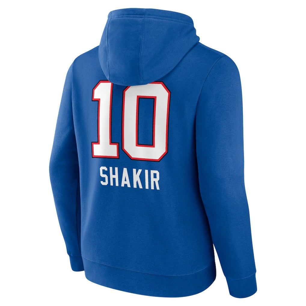 Khalil Shakir Buffalo Bills Team Wordmark Name & Number Pullover Hoodie - Royal sale