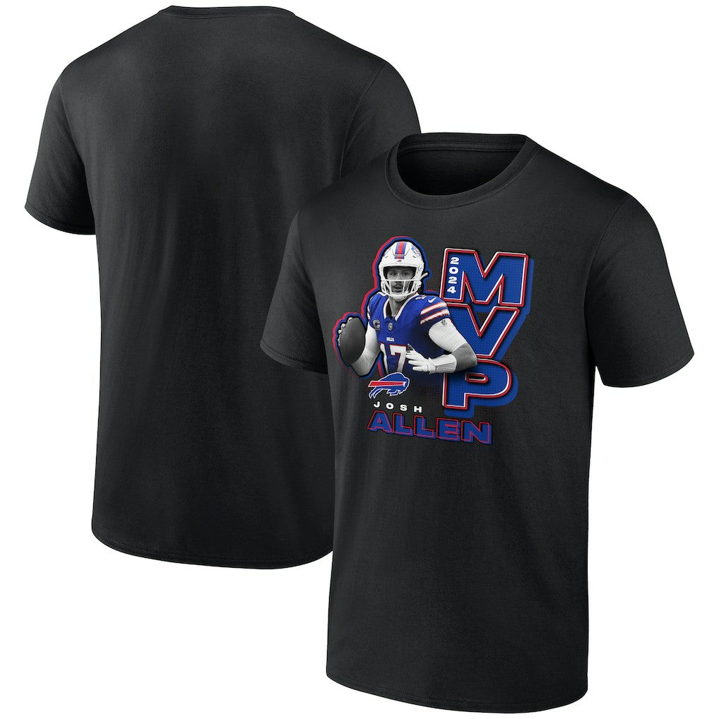 Josh Allen Buffalo Bills 2024 NFL MVP T-Shirt - Black on sale