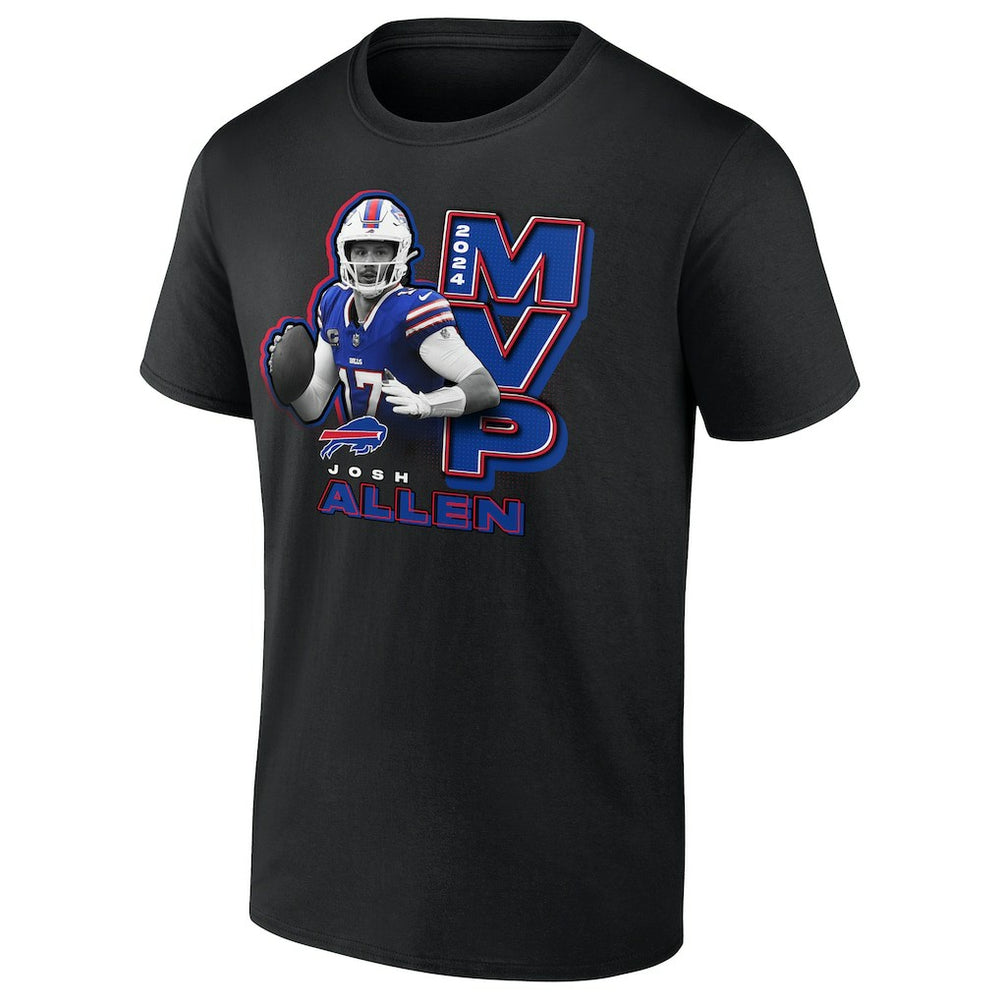 Josh Allen Buffalo Bills 2024 NFL MVP T-Shirt - Black on sale