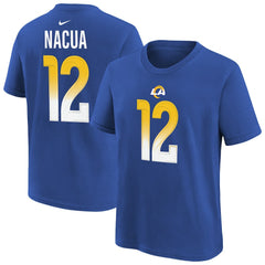 Puka Nacua Los Angeles Rams Youth Player Name & Number T-Shirt - Royal | Nike outlet