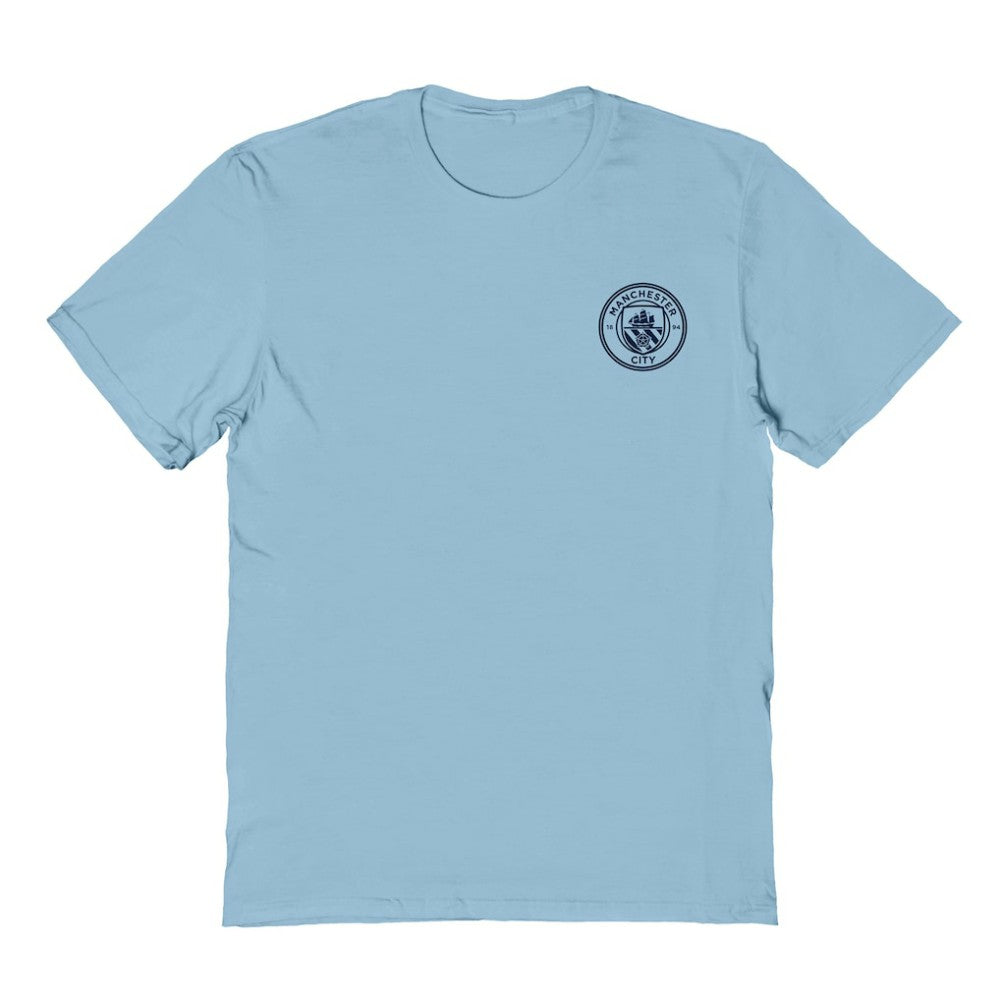 Manchester City Vive La Fete Women's Impressions Artwork T-Shirt - Sky Blue online