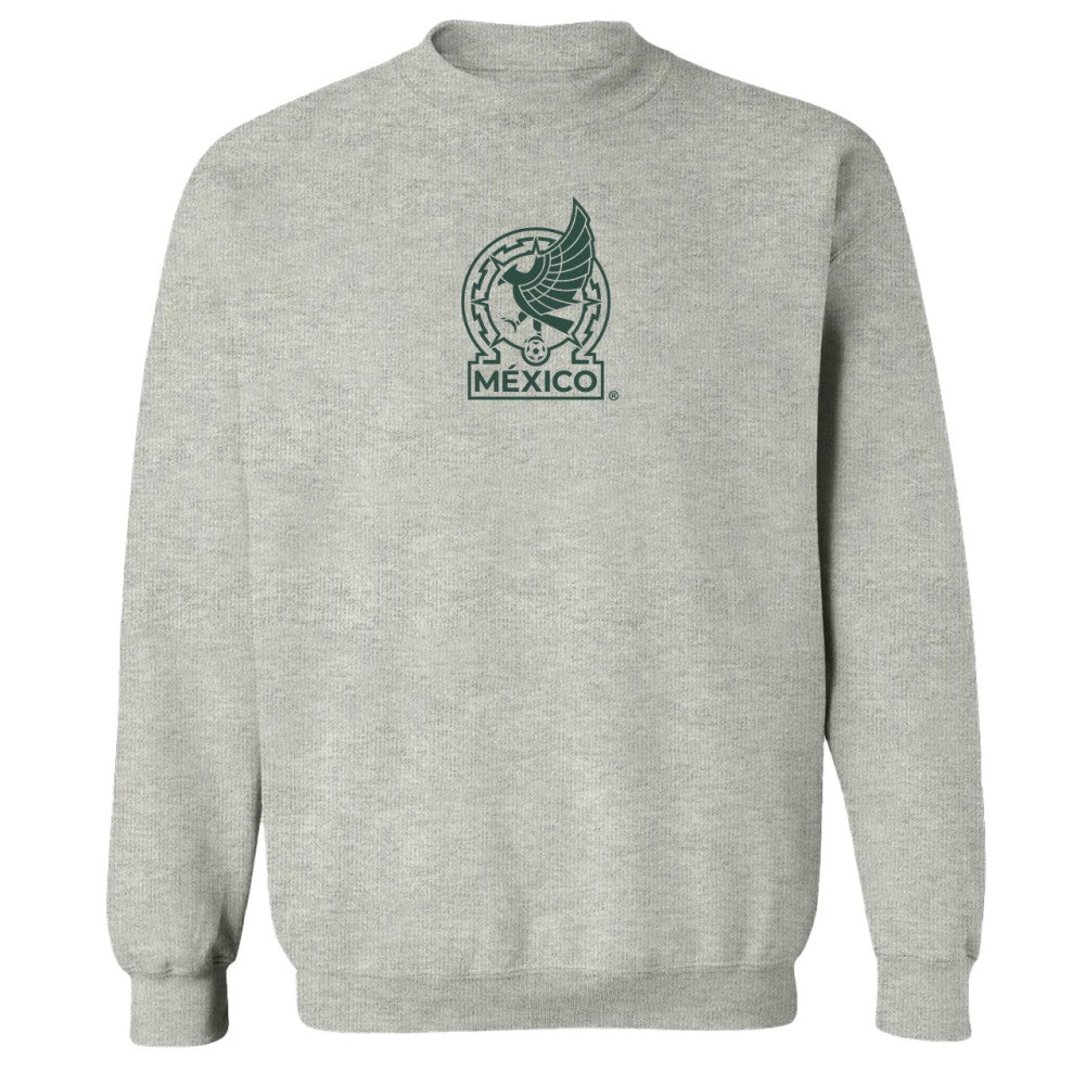 Mexico National Team Vive La Fete Women's Color Badge Pullover Sweatshirt - Heather Gray sale